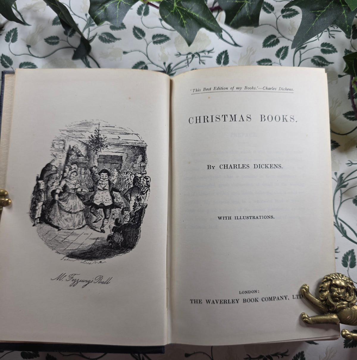 1912 Christmas Books etc. by Charles Dickens - Illustrated Antique Book
