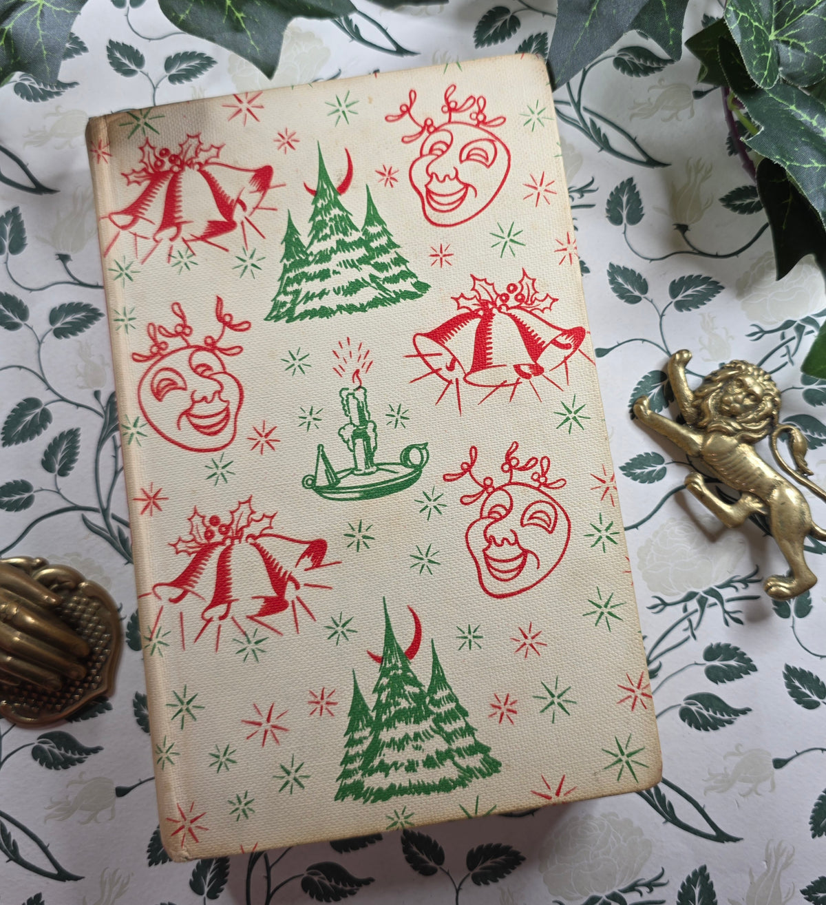 1956 A Christmas Carol, The Chimes and The Cricket on the Hearth by Charles Dickens - Illustrated Vintage Edition