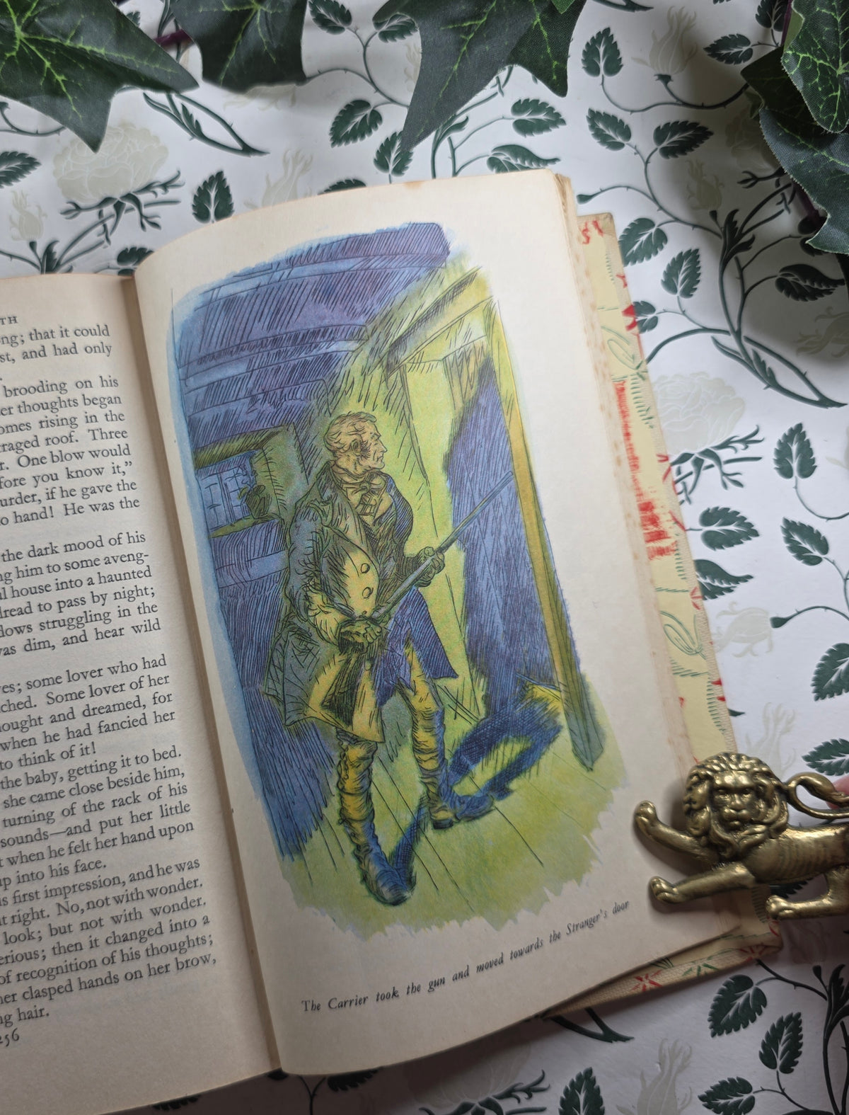 1956 A Christmas Carol, The Chimes and The Cricket on the Hearth by Charles Dickens - Illustrated Vintage Edition