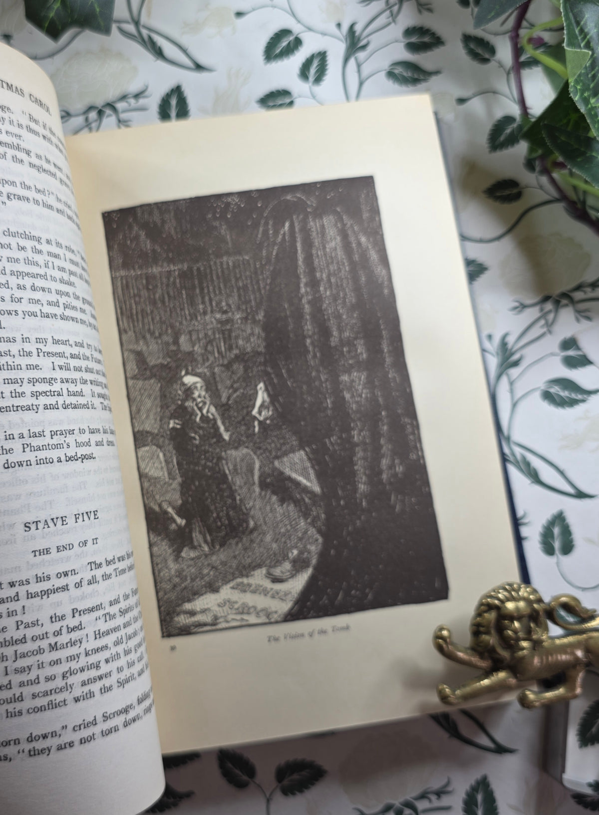 1902 Christmas Books Including A Christmas Carol by Charles Dickens - Illustrated Antique Book