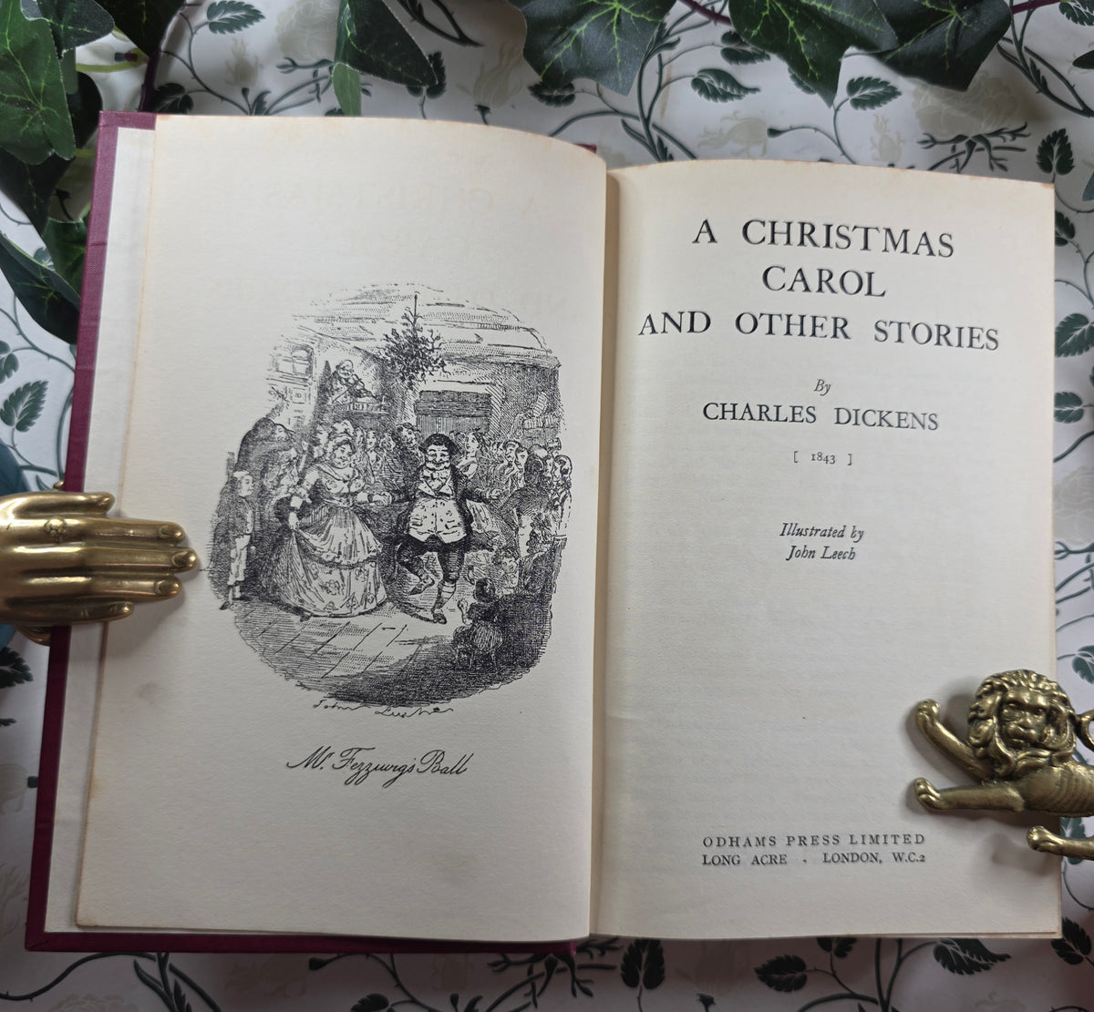 1930s Christmas Books etc. by Charles Dickens - Illustrated Vintage Book