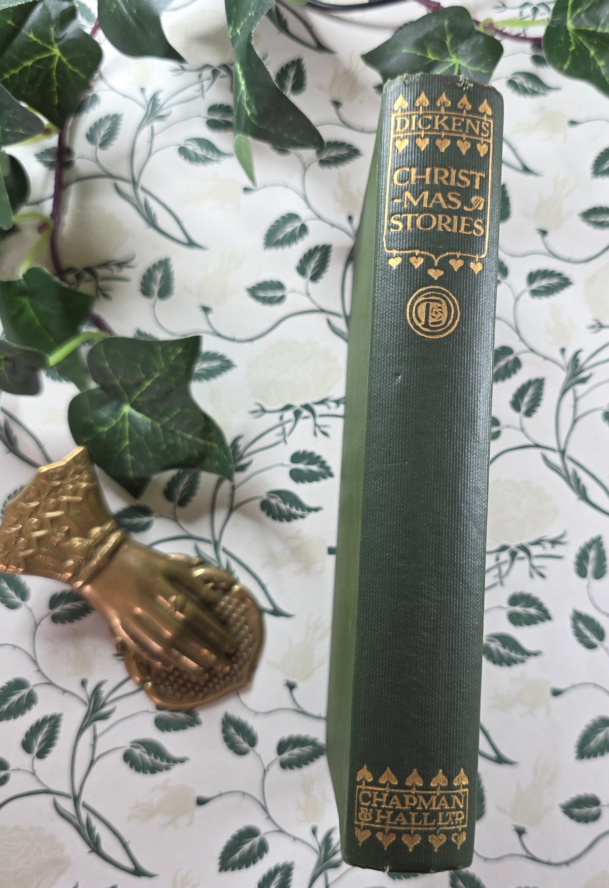 1907 Christmas Stories by Charles Dickens - Antique Book