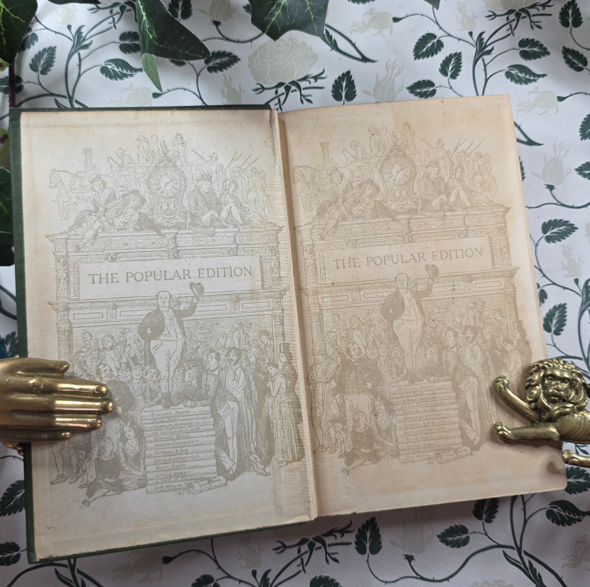 1907 Christmas Stories by Charles Dickens - Antique Book