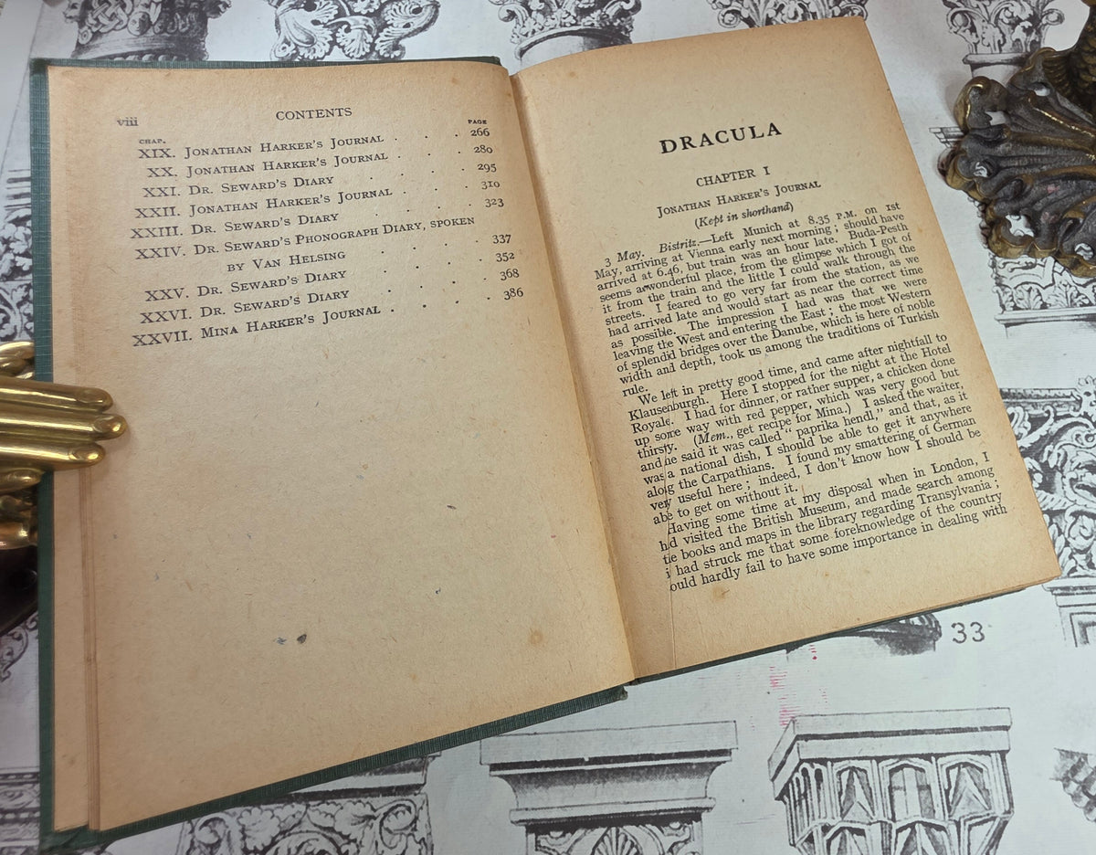 1927 Dracula by Bram Stoker - Antique Book