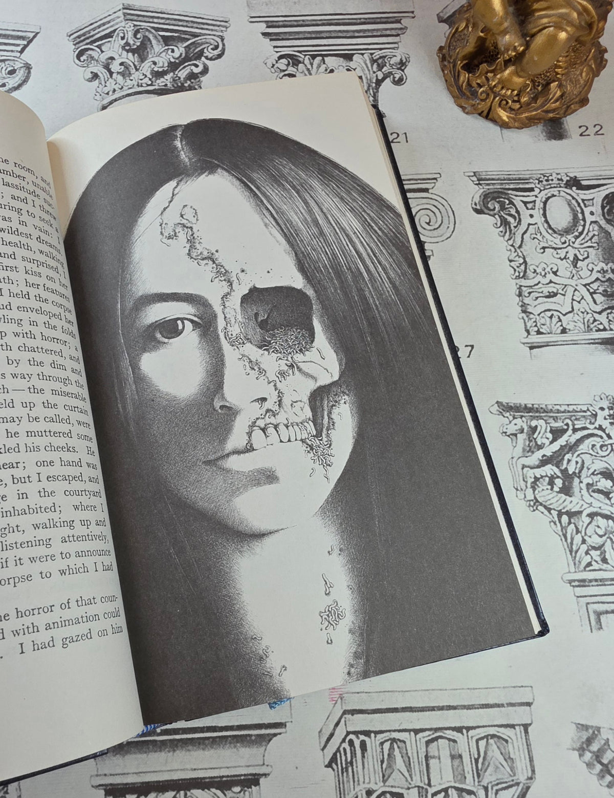 1973 Frankenstein by Mary Shelley - Illustrated Vintage Book