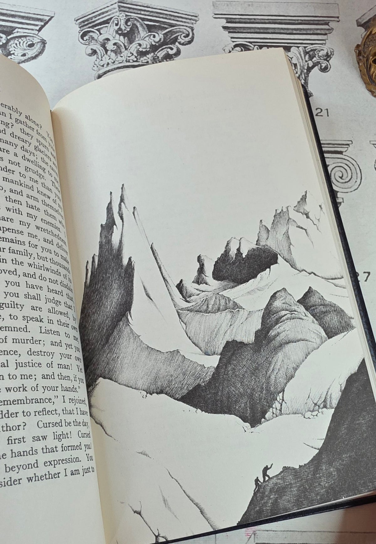 1973 Frankenstein by Mary Shelley - Illustrated Vintage Book