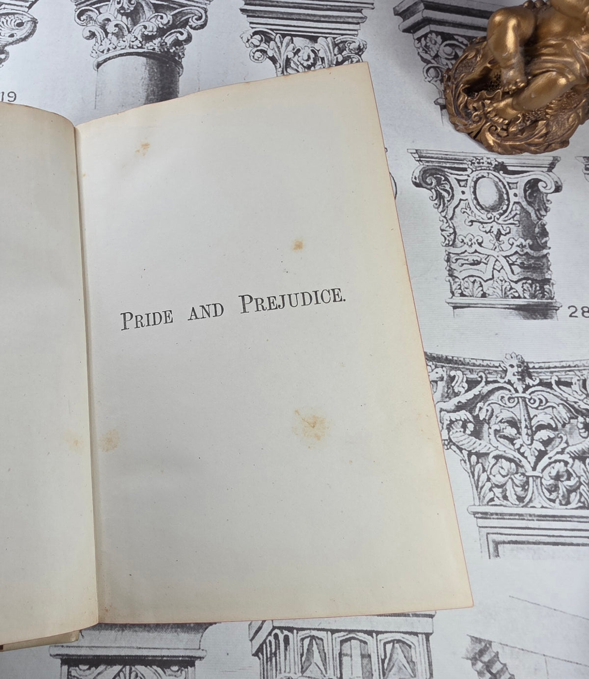 Scarce 1885 Pride and Prejudice by Jane Austen - Antique Book