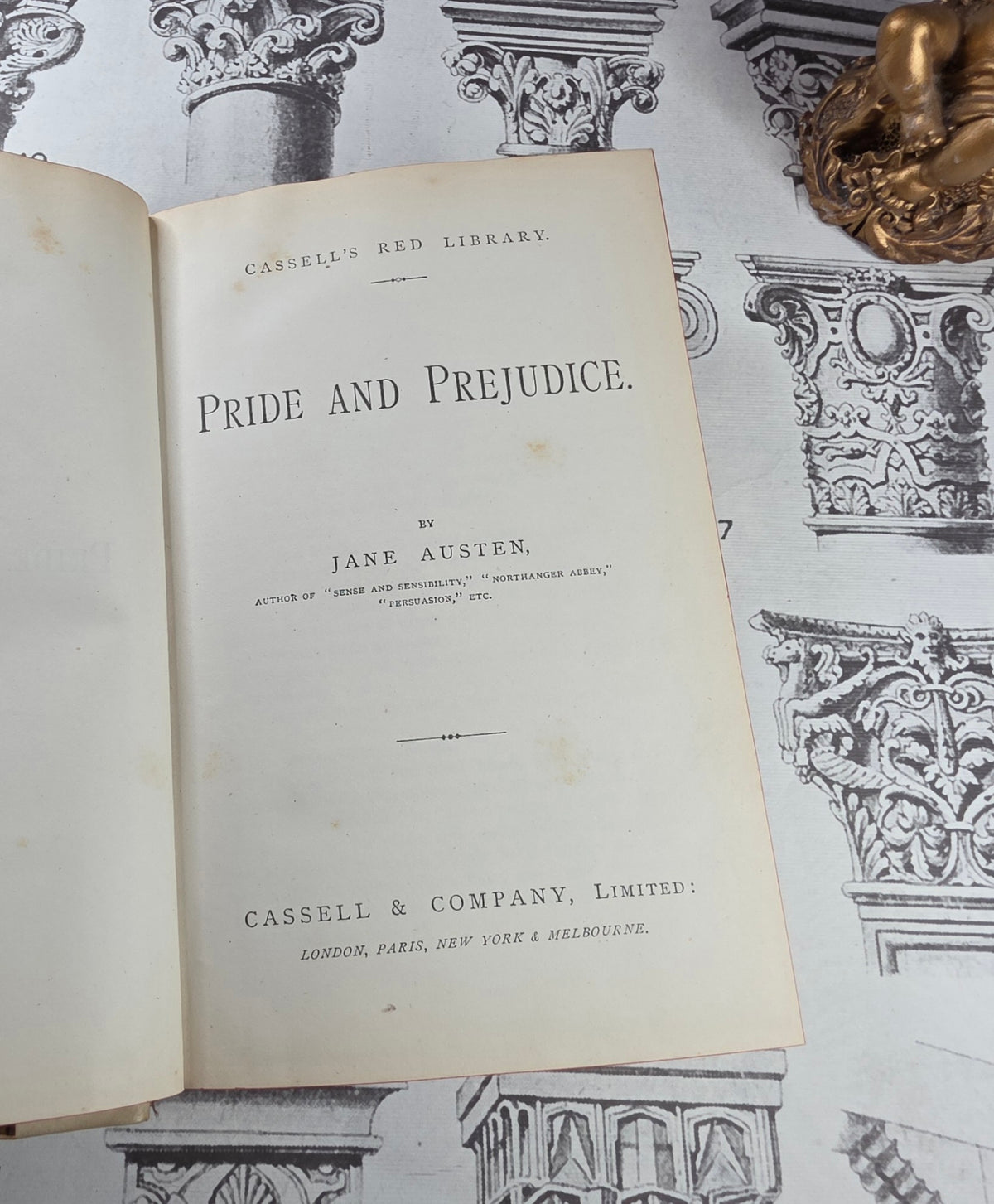 Scarce 1885 Pride and Prejudice by Jane Austen - Antique Book
