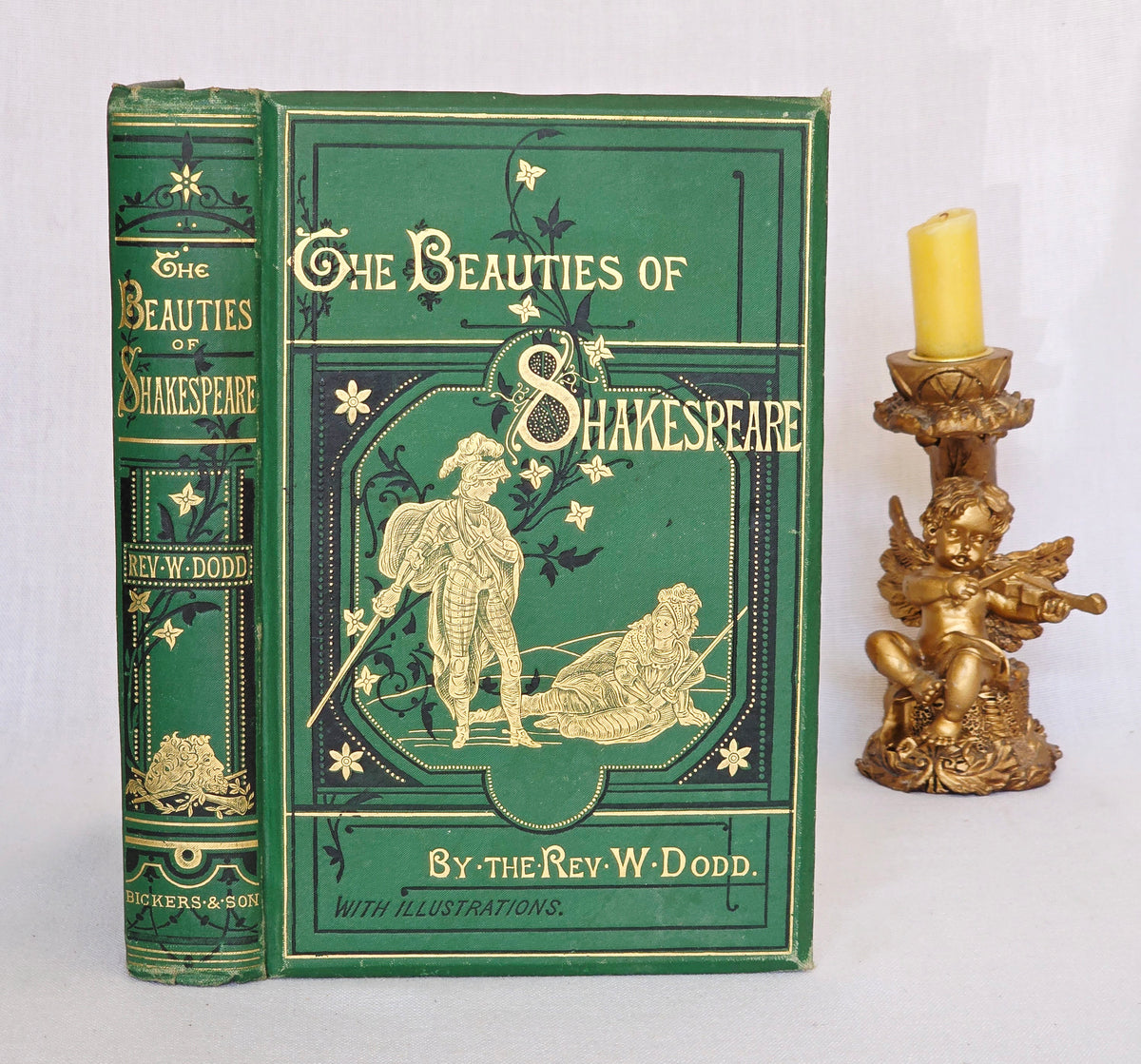 1878 The Beauties of Shakespeare - Illustrated Antique Book