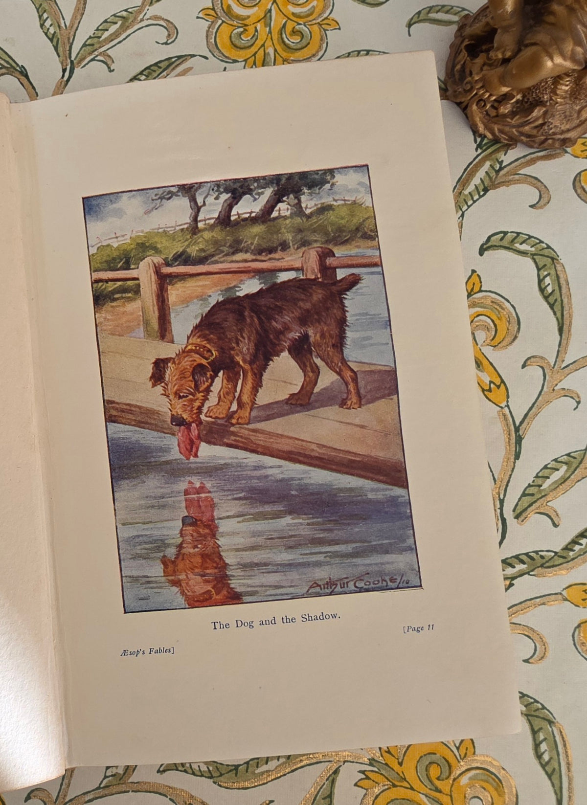 1914 Aesop's Fables - Illustrated Antique Book