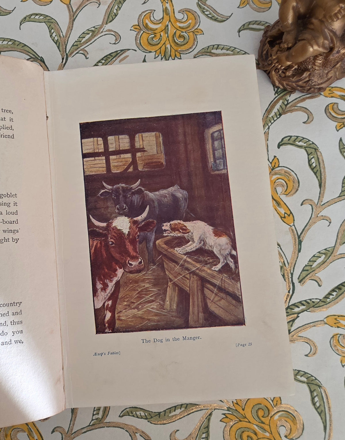 1914 Aesop's Fables - Illustrated Antique Book