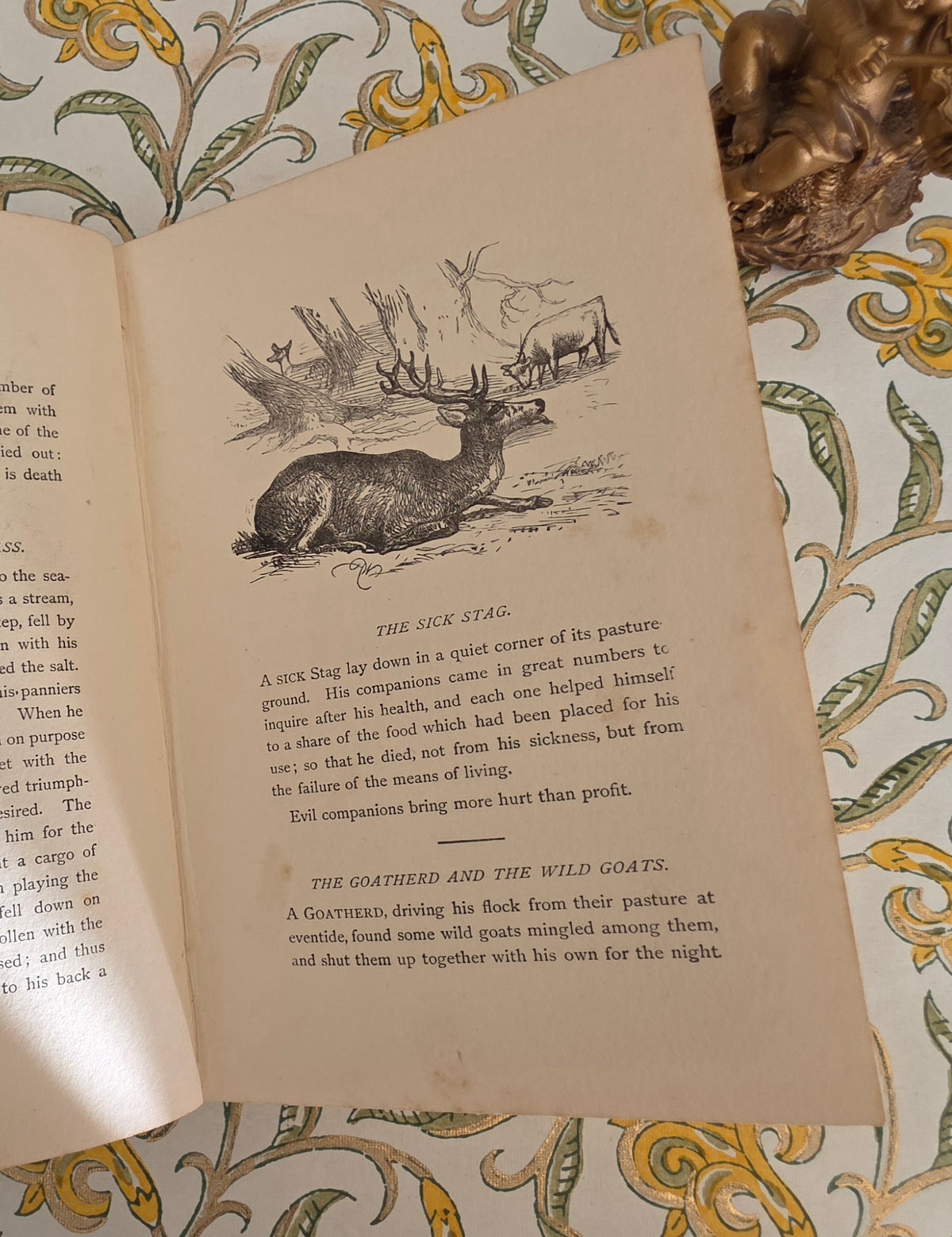 1914 Aesop's Fables - Illustrated Antique Book