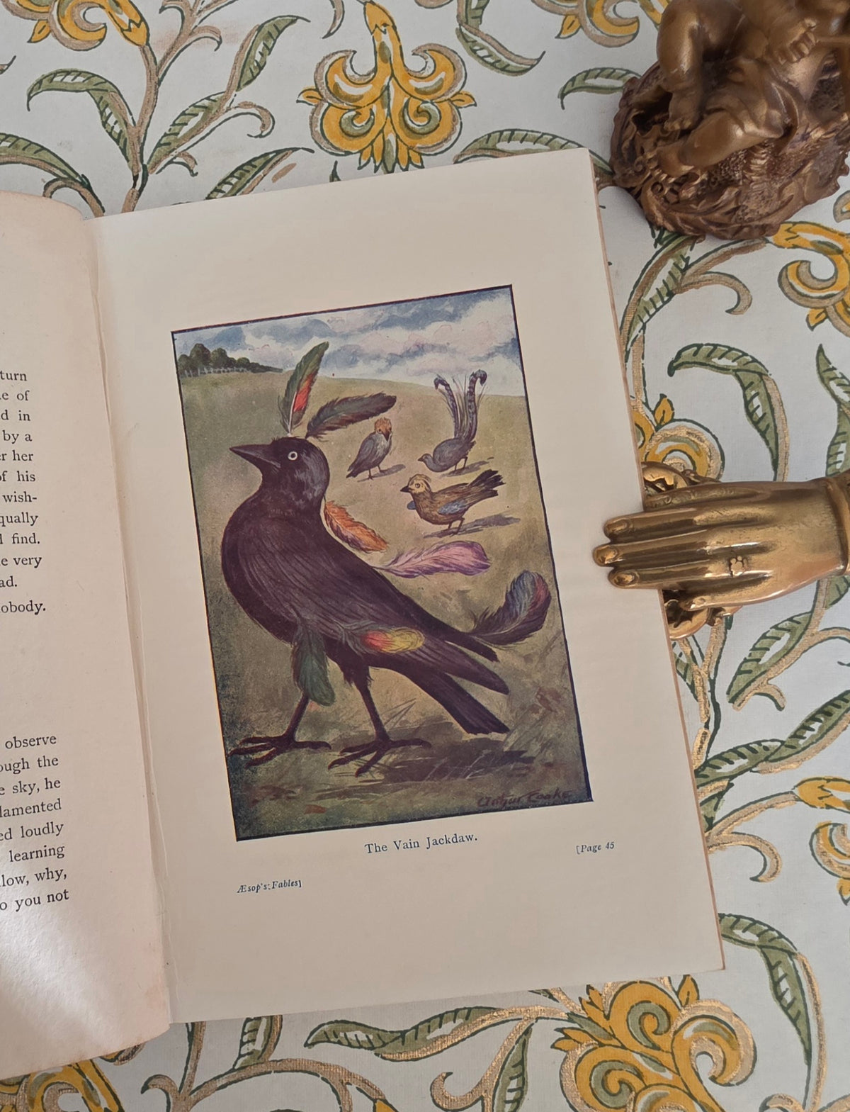 1914 Aesop's Fables - Illustrated Antique Book