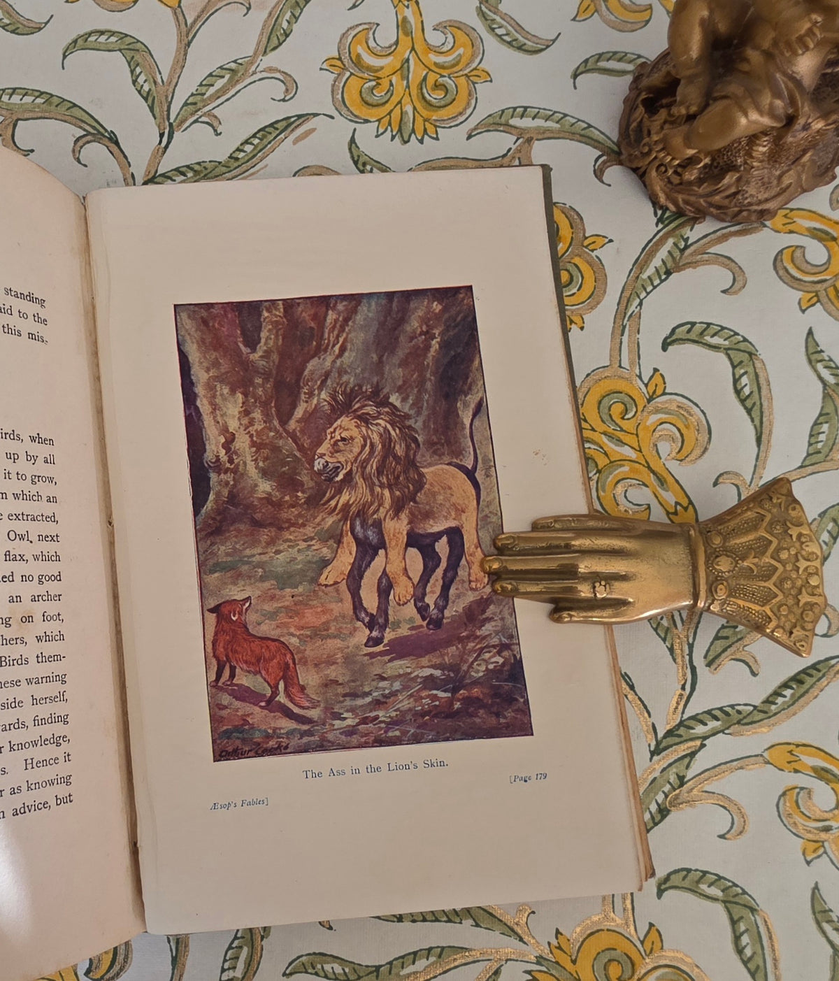 1914 Aesop's Fables - Illustrated Antique Book