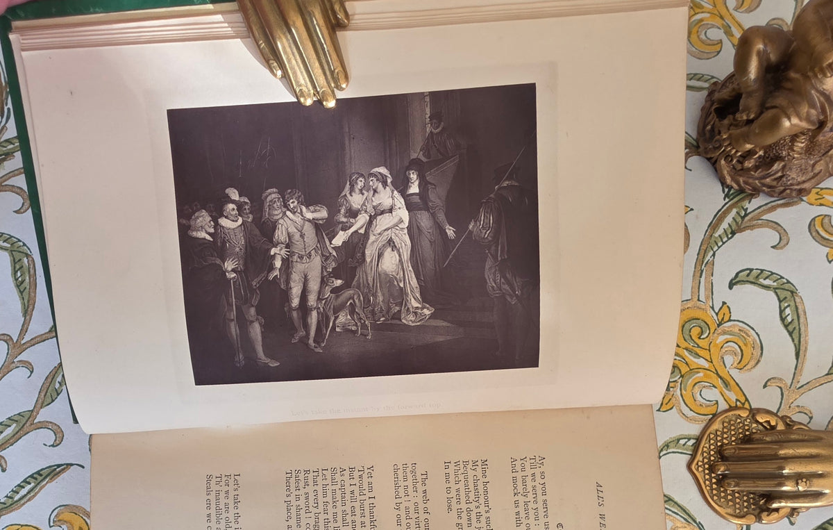 1878 The Beauties of Shakespeare - Illustrated Antique Book