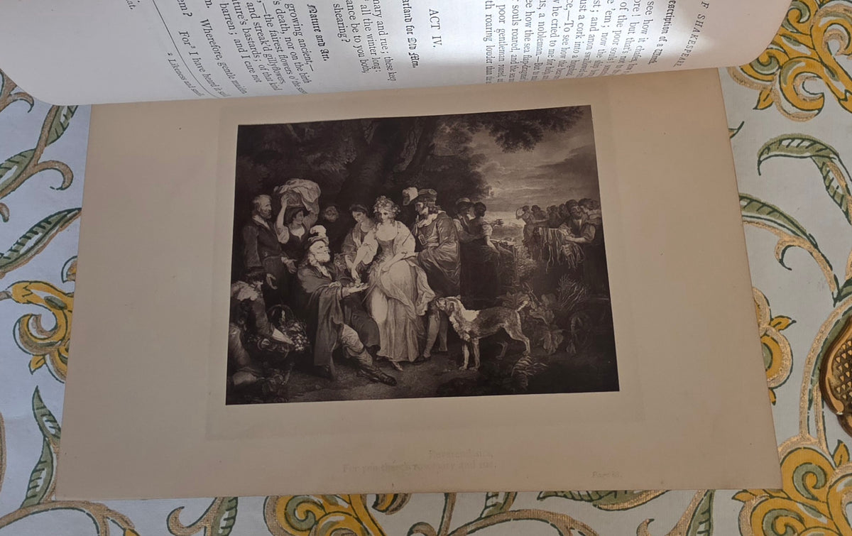 1878 The Beauties of Shakespeare - Illustrated Antique Book