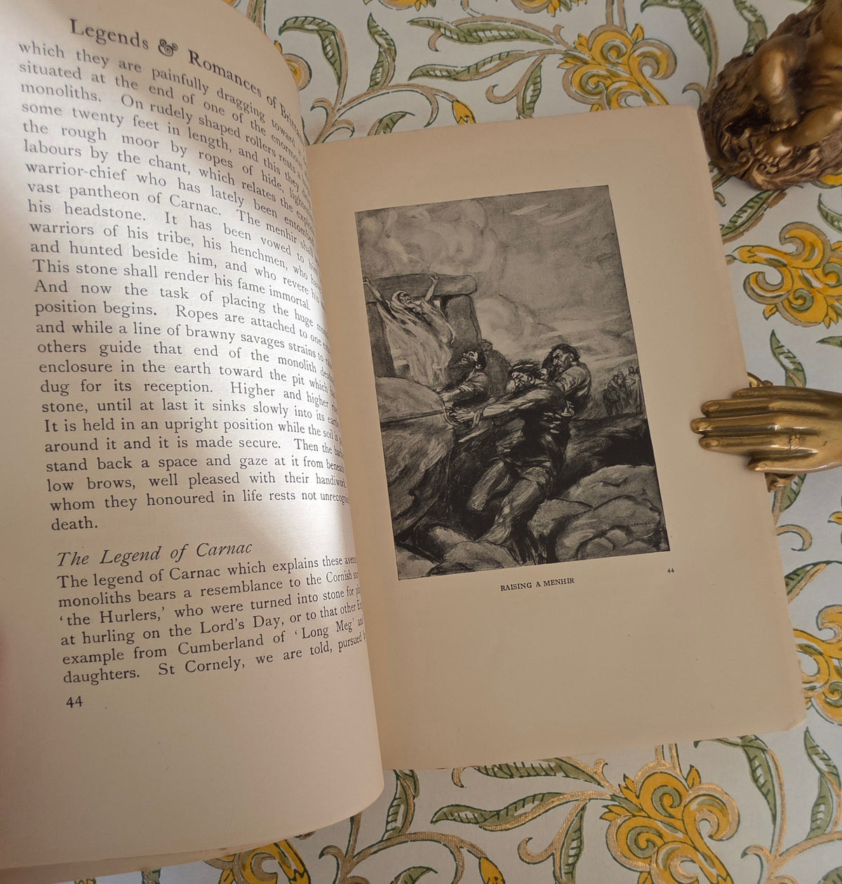 1917 Scarce Legends and Romances of Brittany - Illustrated Antique Book