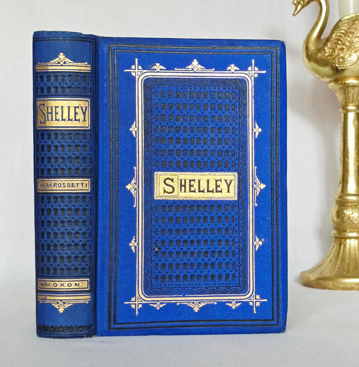 1870s The Poetical Works of Percy Bysshe Shelley - Illustrated Antique Book