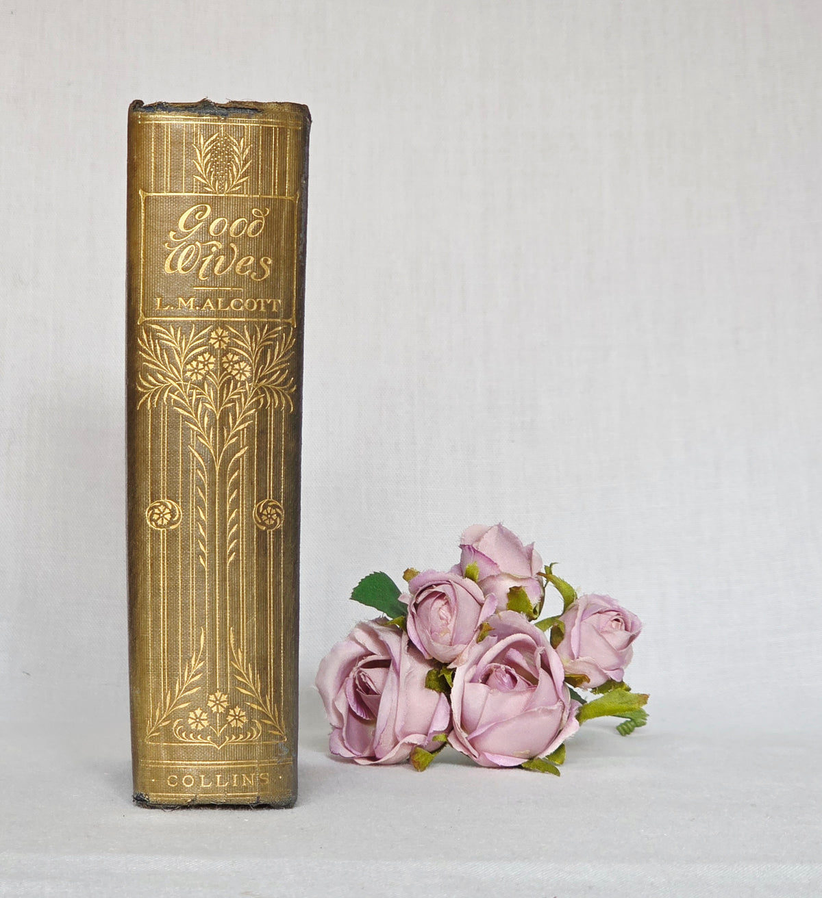 c1910 Good Wives by Louisa May Alcott- Illustrated Antique Book