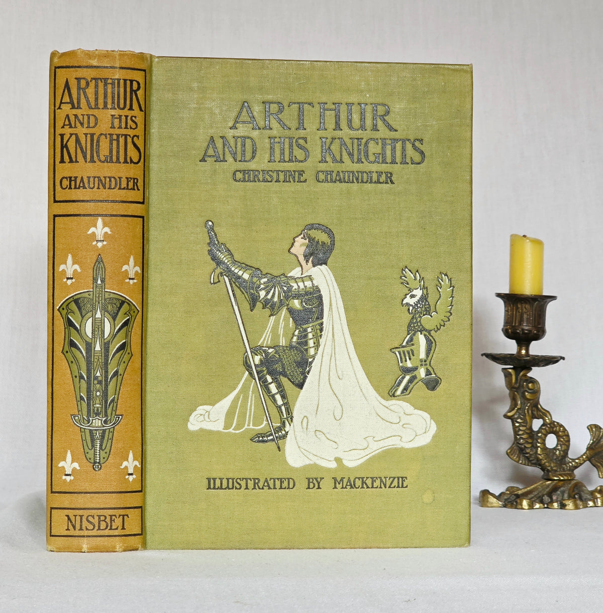 1920 Arthur and His Knights 1st Edition - Illustrated Vintage Book