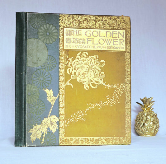 1890 The Golden Flower - Chrysanthemum - Illustrated Antique Book