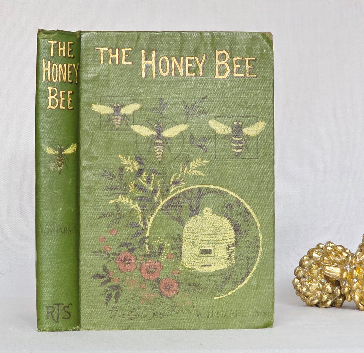 1884 The Honey-Bee - Its Nature, Homes and Products - Illustrated Antique Book
