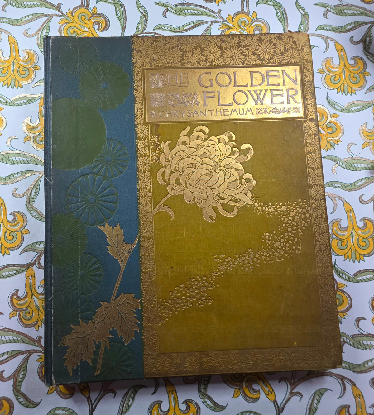 1890 The Golden Flower - Chrysanthemum - Illustrated Antique Book
