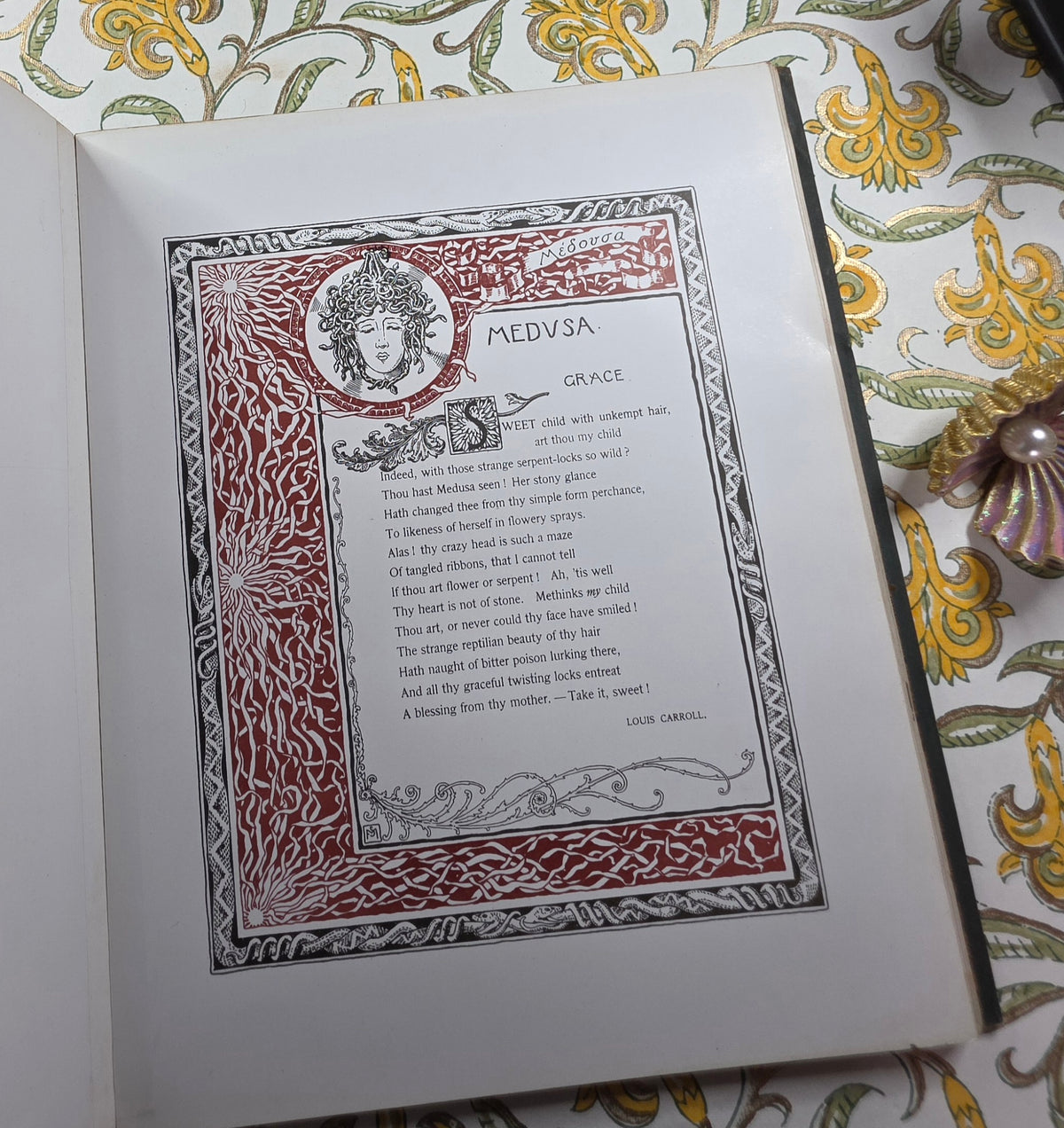 1890 The Golden Flower - Chrysanthemum - Illustrated Antique Book
