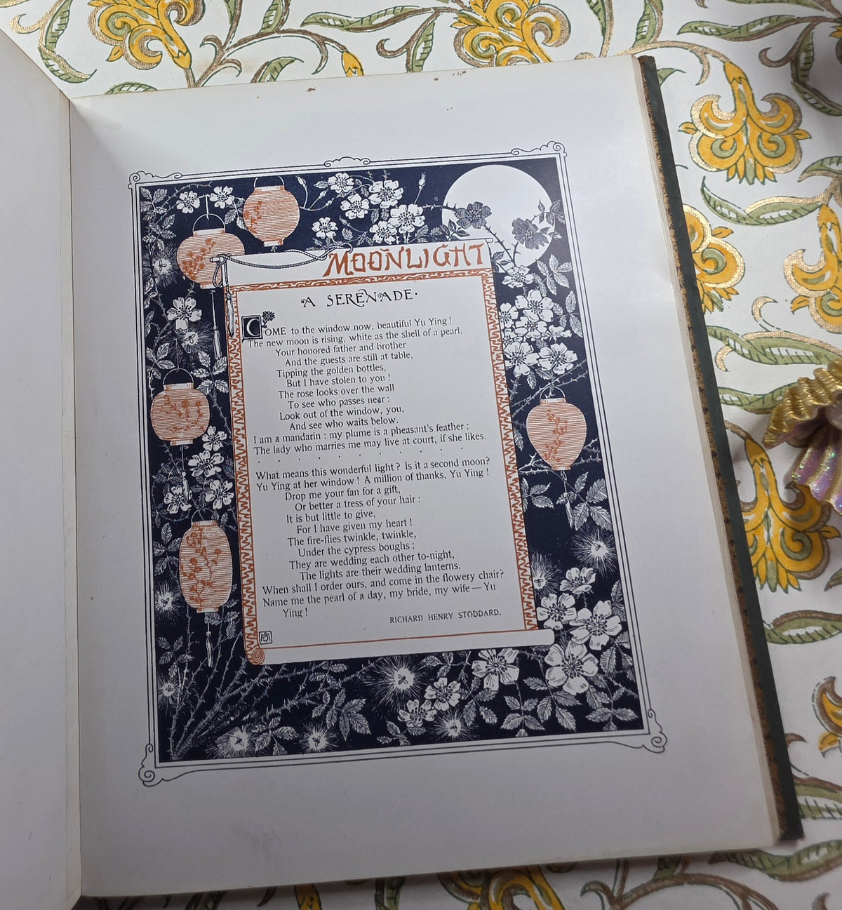 1890 The Golden Flower - Chrysanthemum - Illustrated Antique Book