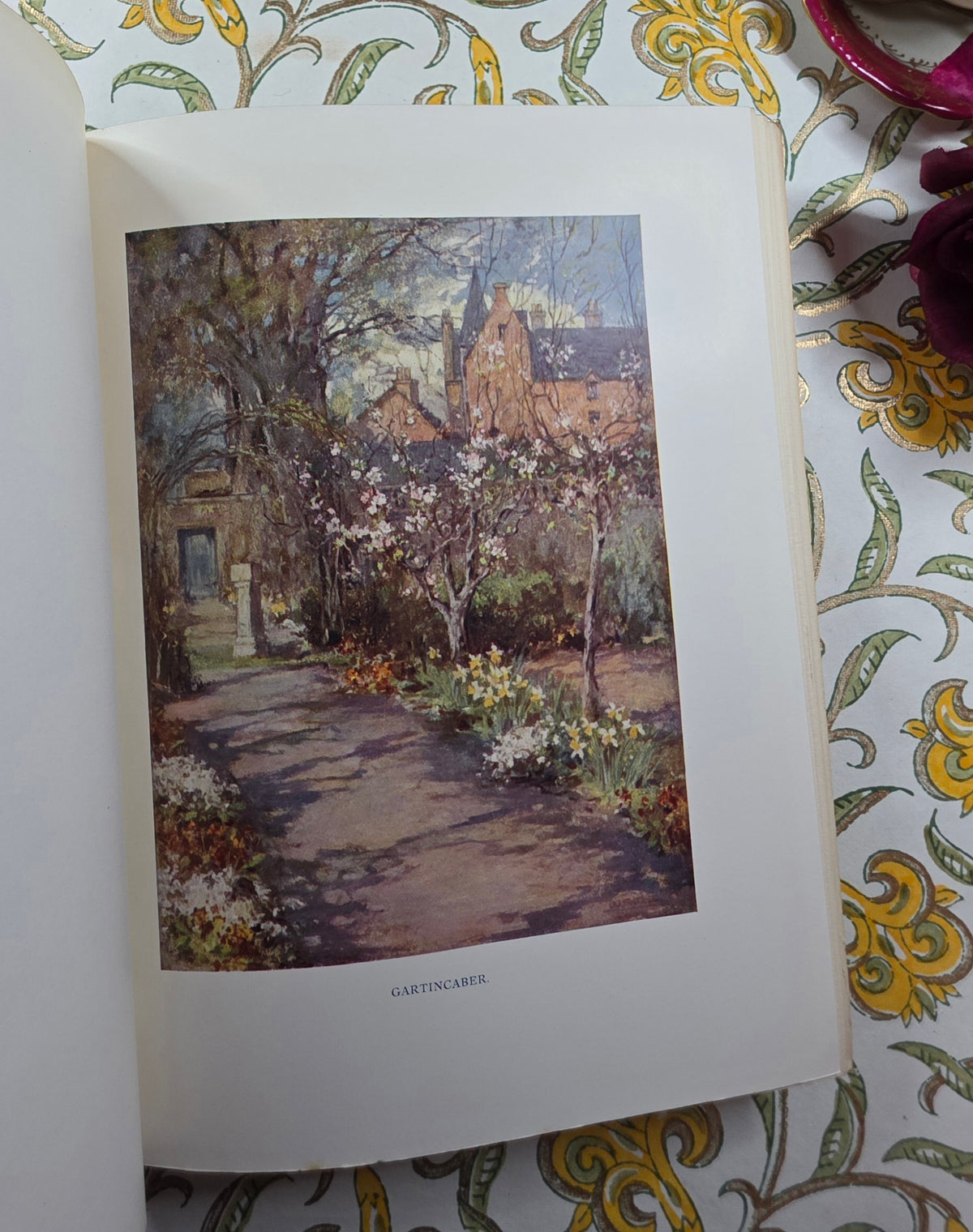 1908 Scottish Gardens by Sir Herbert Maxwell - Illustrated Antique Book