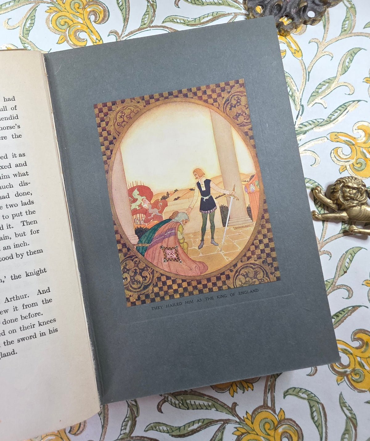 1920 Arthur and His Knights 1st Edition - Illustrated Vintage Book