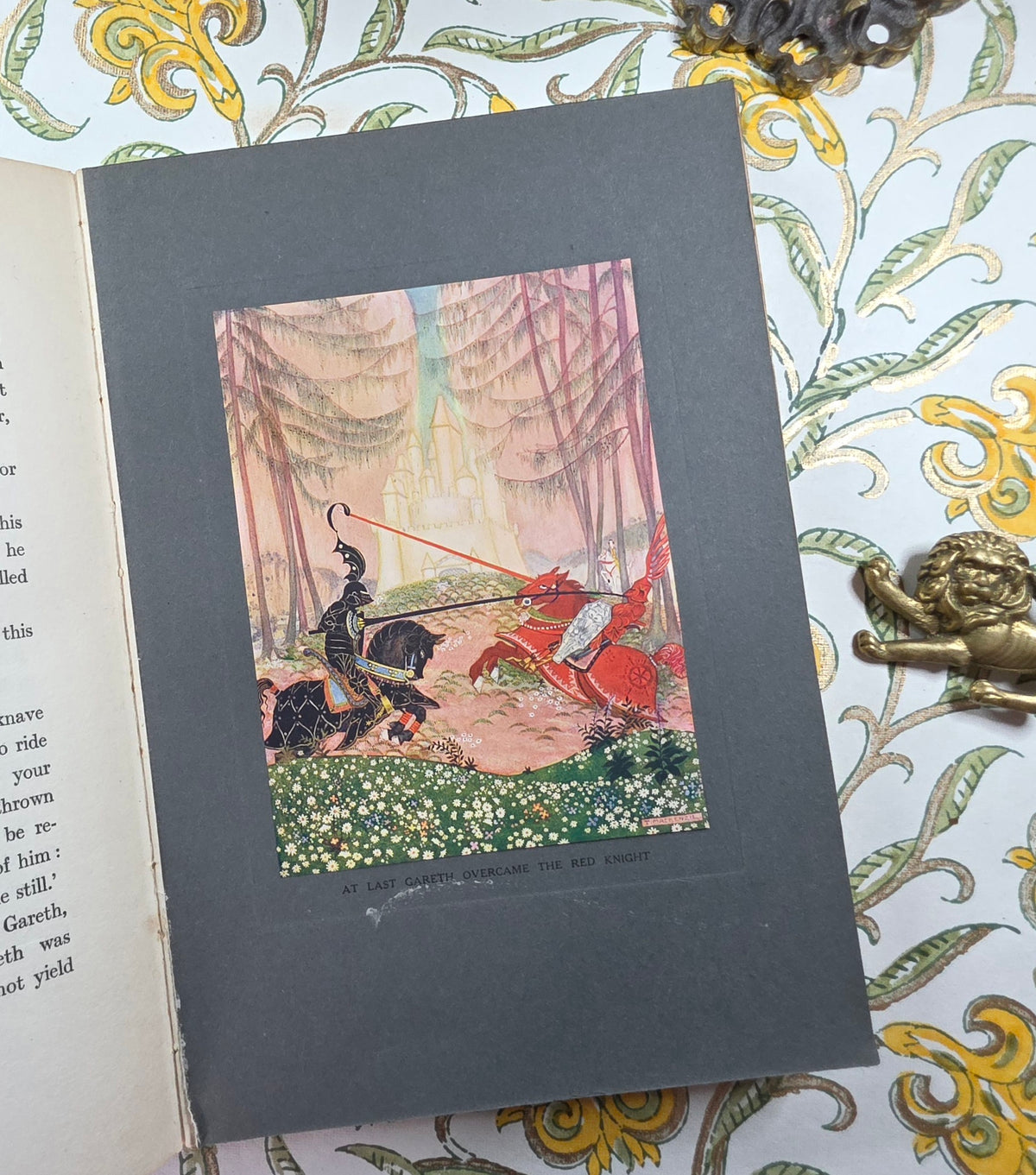 1920 Arthur and His Knights 1st Edition - Illustrated Vintage Book