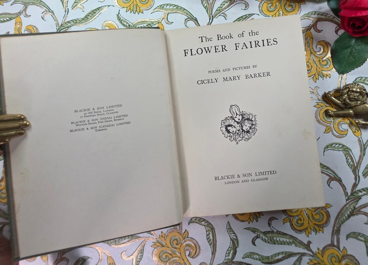 1927 First Edition - The Book of the Flower Fairies by Cicely Mary Barker
