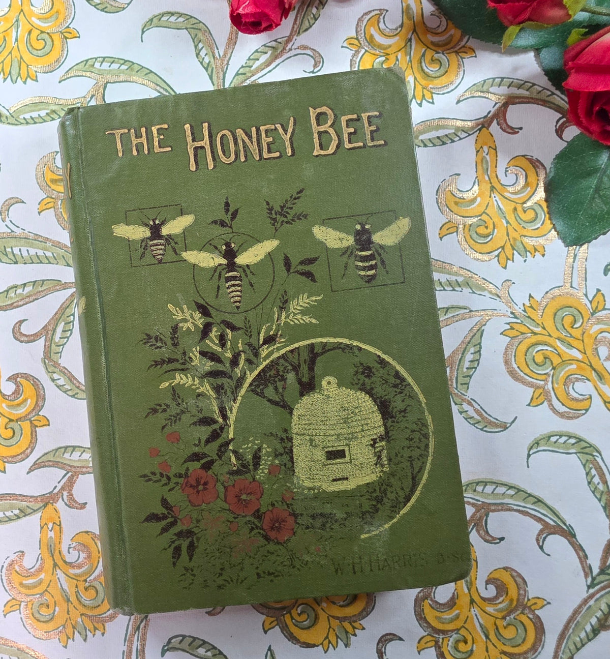 1884 The Honey-Bee - Its Nature, Homes and Products - Illustrated Antique Book