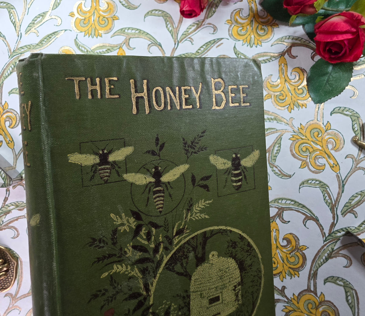 1884 The Honey-Bee - Its Nature, Homes and Products - Illustrated Antique Book