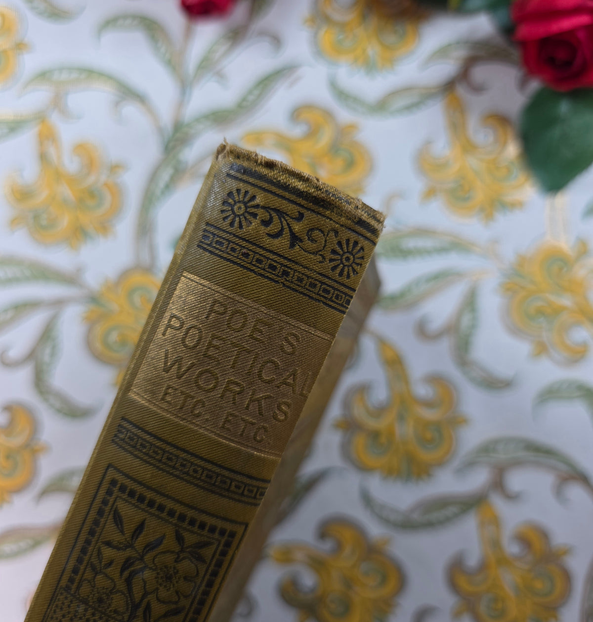 1888 Complete Poetical Works and Essays on Poetry of Edgar Allan Poe - Antique Book