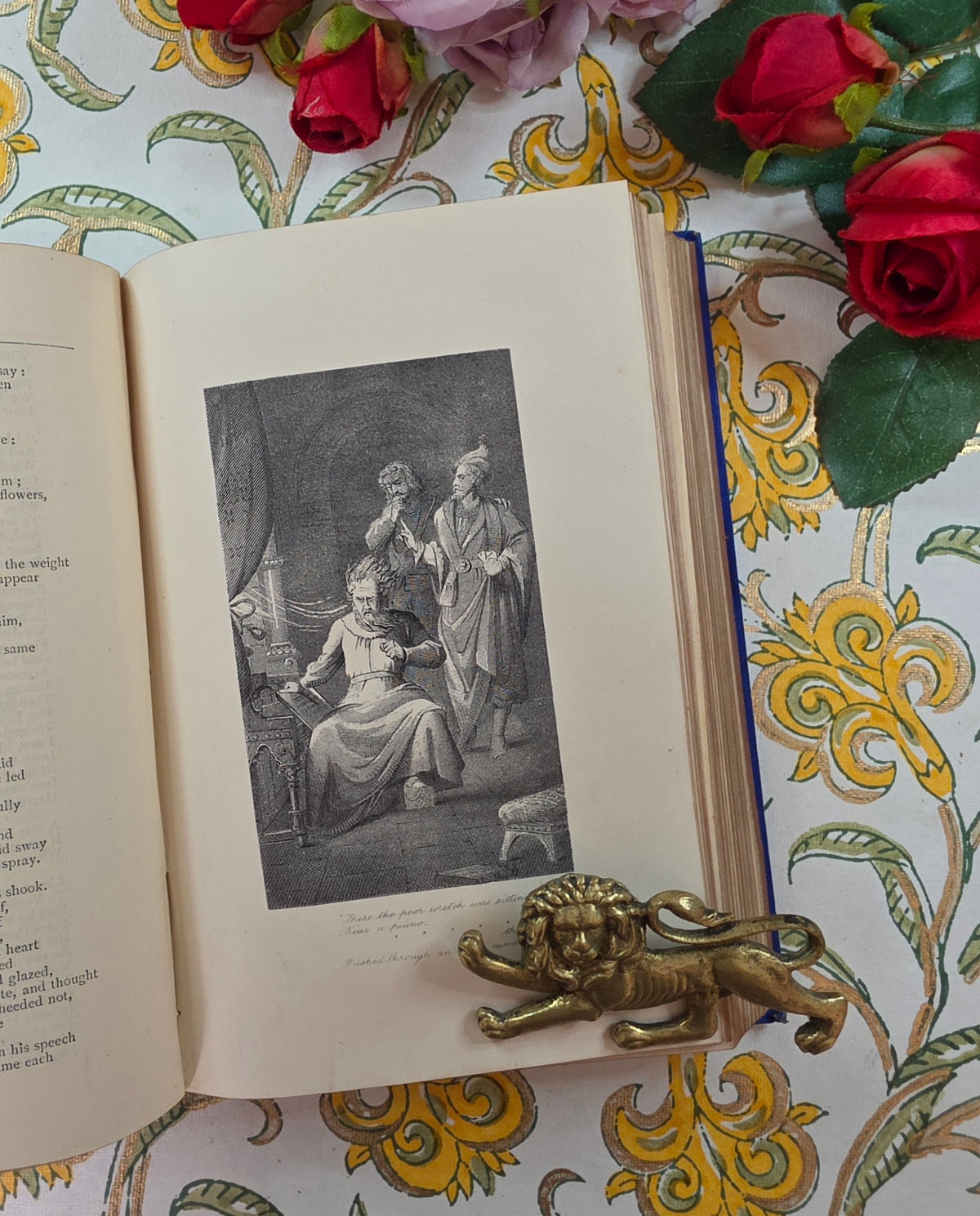 1870s The Poetical Works of Percy Bysshe Shelley - Illustrated Antique Book