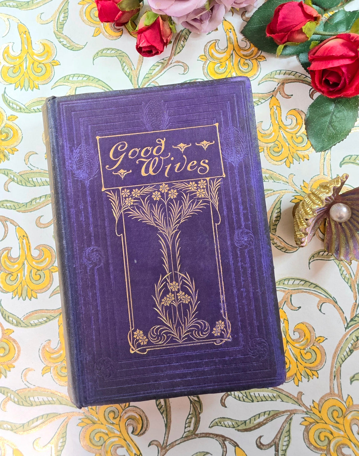 c1910 Good Wives by Louisa May Alcott- Illustrated Antique Book