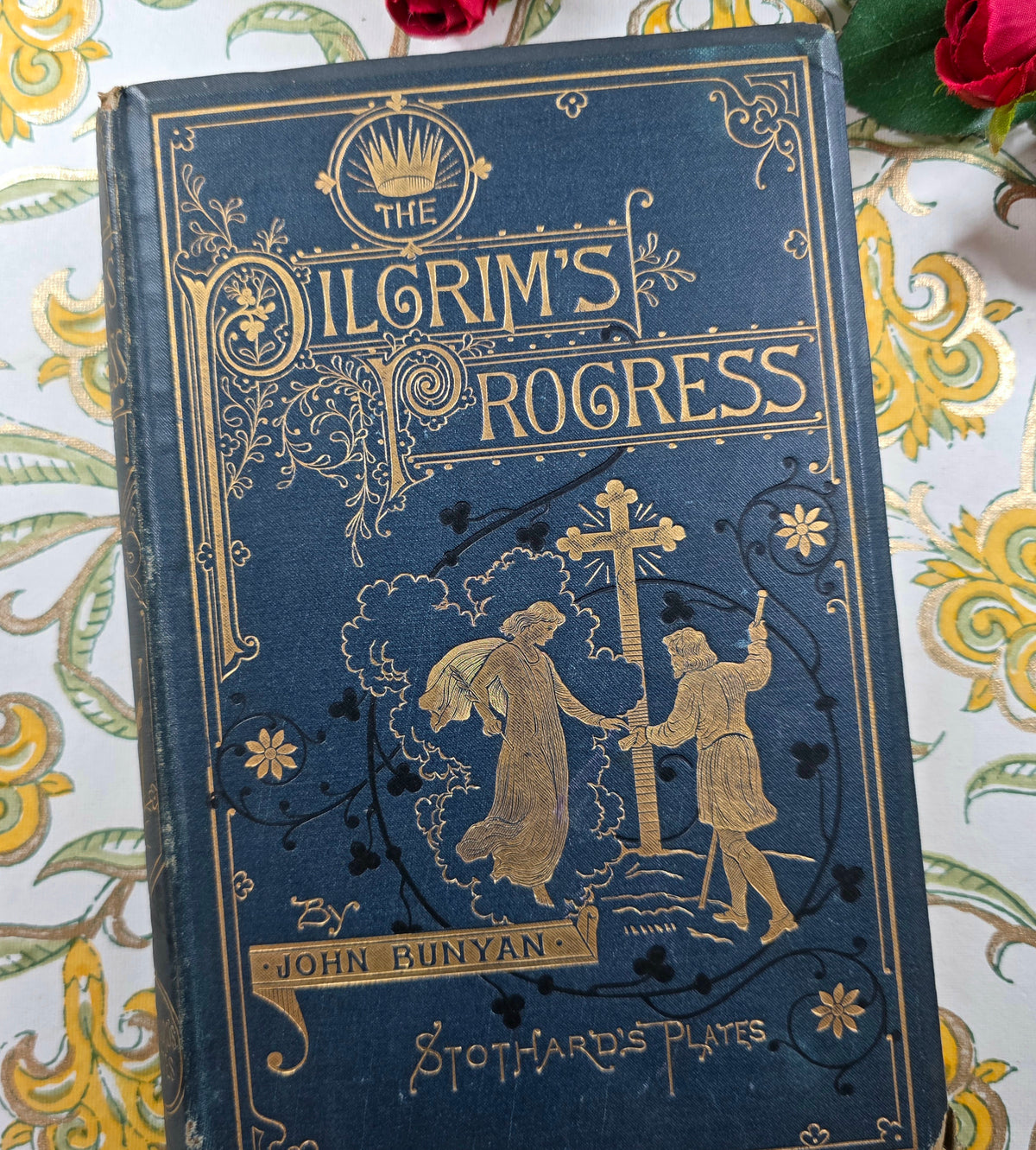 1881 The Pilgrim's Progress by John Bunyan - Illustrated Antique Book