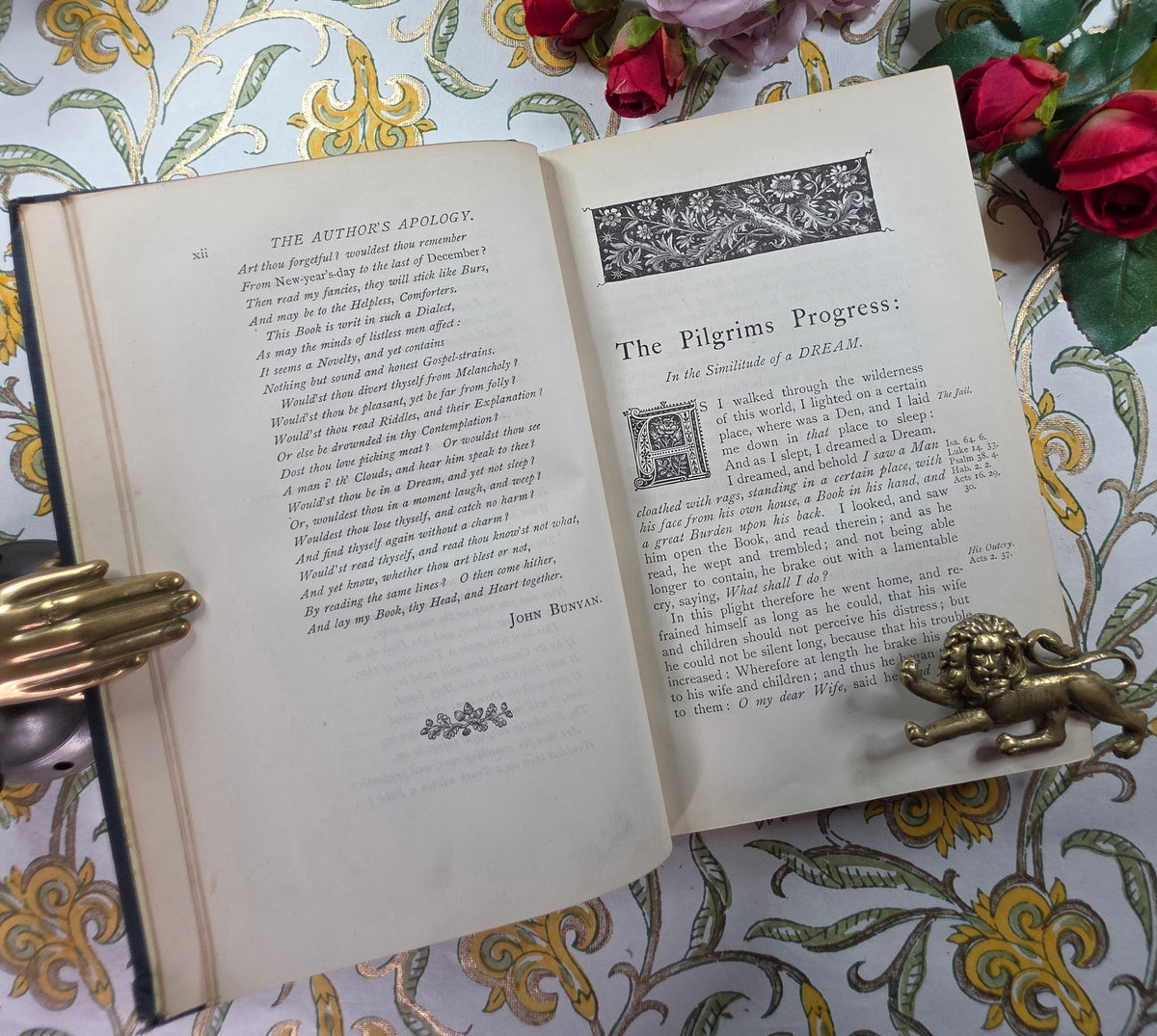 1881 The Pilgrim's Progress by John Bunyan - Illustrated Antique Book