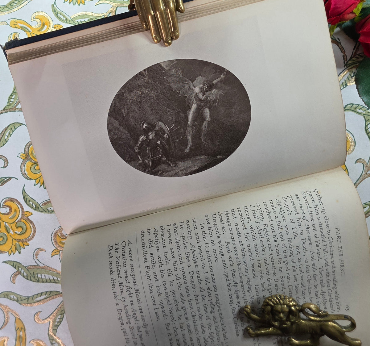 1881 The Pilgrim's Progress by John Bunyan - Illustrated Antique Book