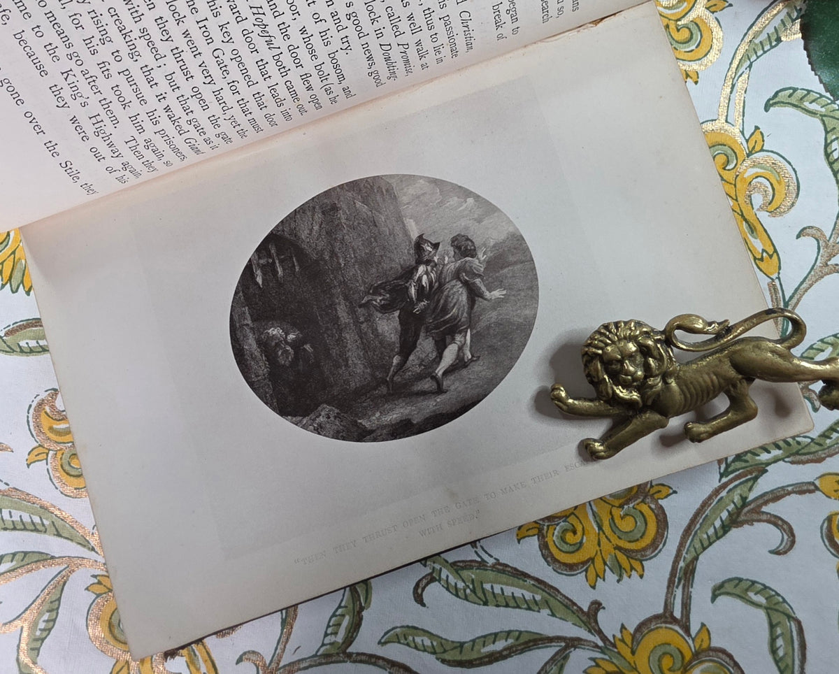 1881 The Pilgrim's Progress by John Bunyan - Illustrated Antique Book