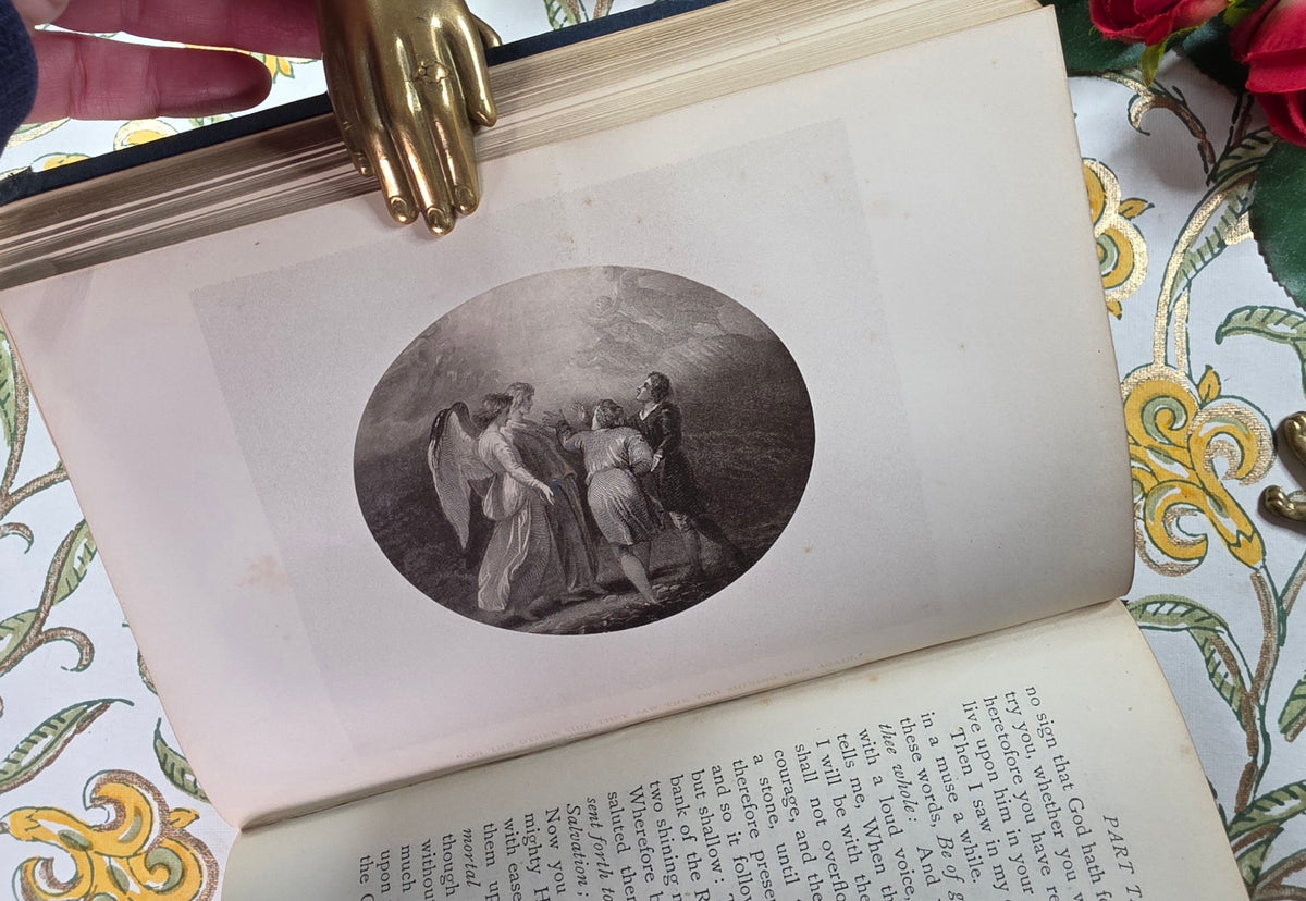 1881 The Pilgrim's Progress by John Bunyan - Illustrated Antique Book