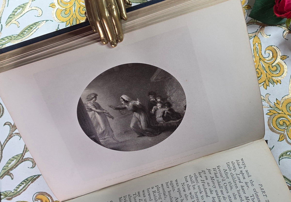 1881 The Pilgrim's Progress by John Bunyan - Illustrated Antique Book