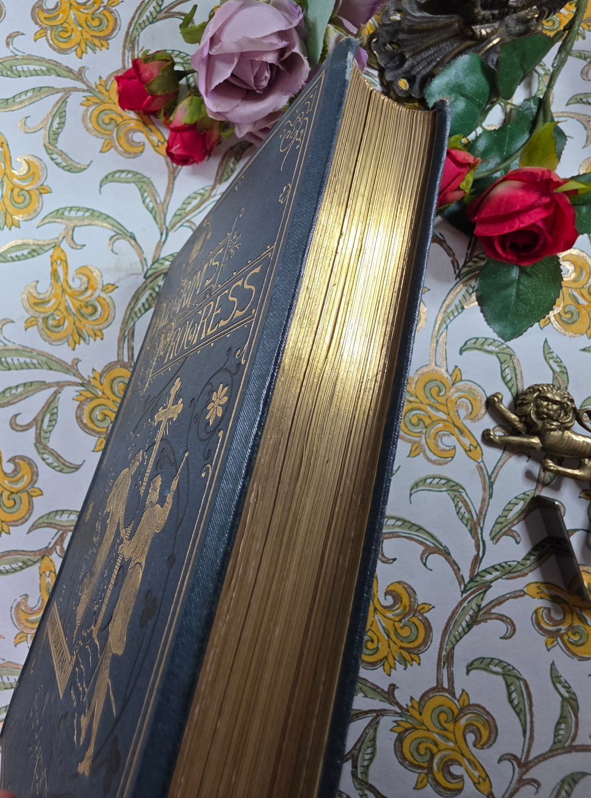 1881 The Pilgrim's Progress by John Bunyan - Illustrated Antique Book