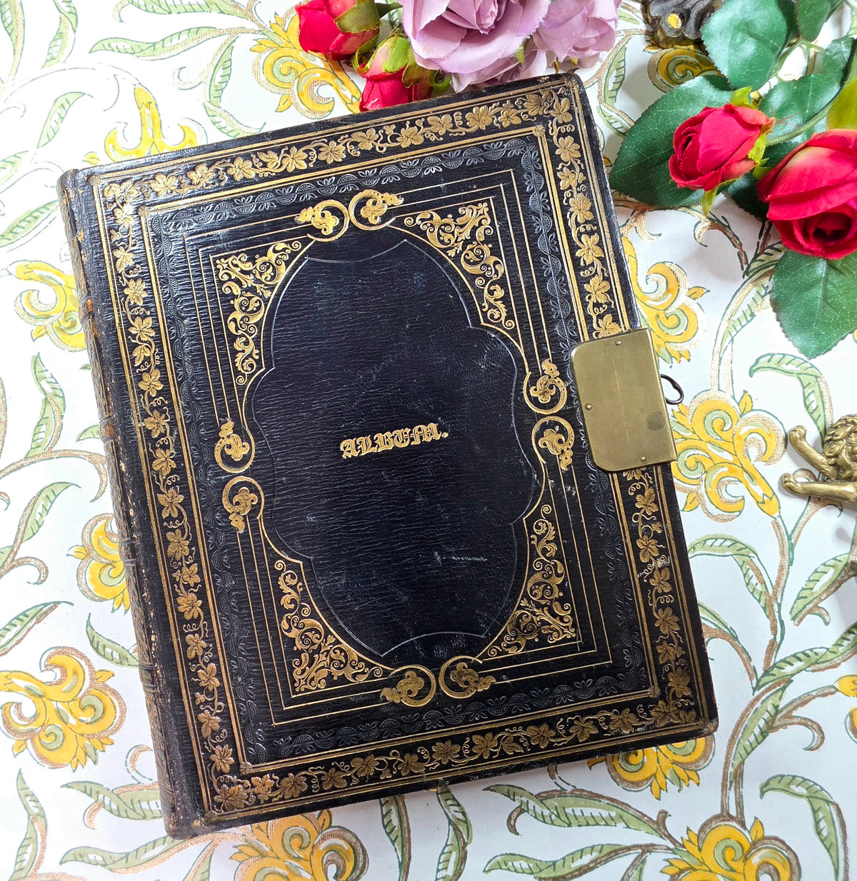 1828 Late Georgian Locked Book - Working Lock and Key