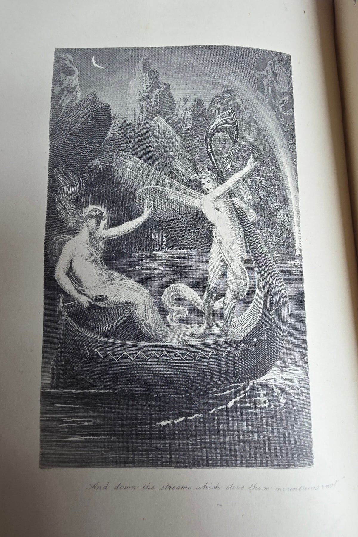 1870s The Poetical Works of Percy Bysshe Shelley - Illustrated Antique Book
