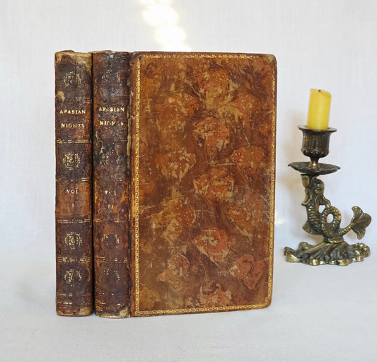 1811 The Arabian Nights' Entertainments : Illustrated Antique Vols I and II of IV