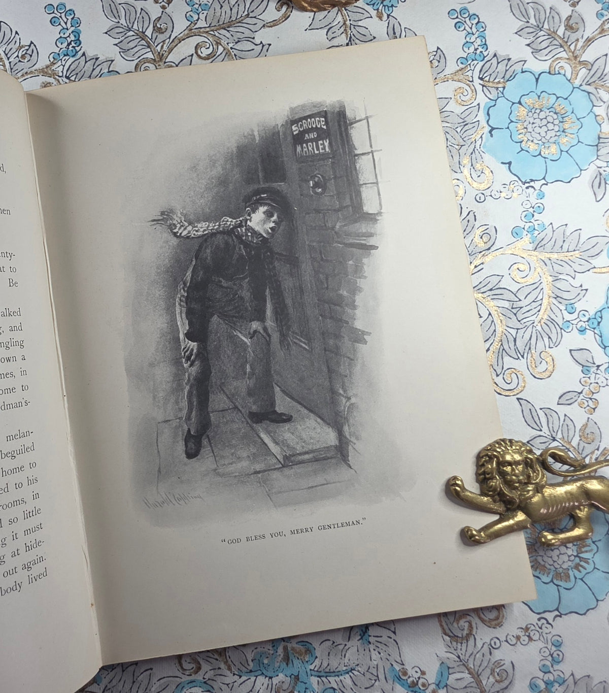 1911 A Christmas Carol by Charles Dickens - Illustrated Antique Edition