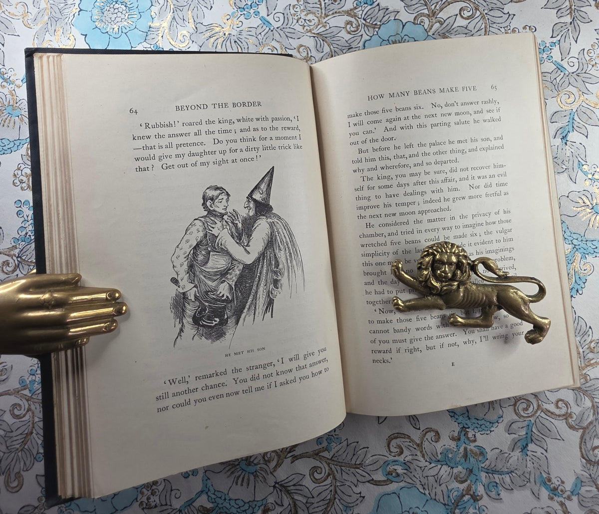 1898 Beyond the Border by Walter Douglas Campbell / Beautiful Boards / Richly Illustrated by Helen Stratton